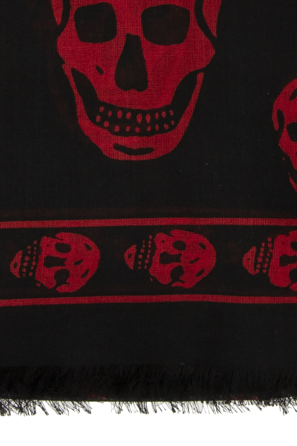 McQueen Men's Silk Chiffon Skull Scarf | Neiman Marcus